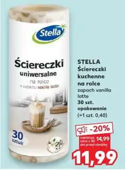 Kaufland STELLA Ściereczki kuchenne na rolce zapach vanilla latte oferta