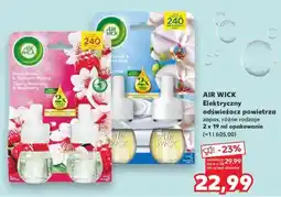 Kaufland AIR WICK Elektryczny odświeżacz powietrza zapas, różne rodzaje 2 x 19 ml opakowanie oferta