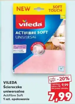 Kaufland VILEDA Ściereczka uniwersalna Actifibre Soft 1 szt. opakowanie oferta