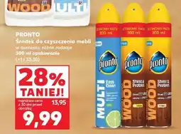 Kaufland PRONTO Środek do czyszczenia mebli w aerozolu, różne rodzaje 300 ml opakowanie oferta