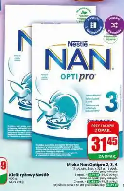 Dino Mleko Nan Optipro 2, 3, 4 oferta