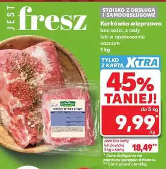 Kaufland Karkówka wieprzowa oferta