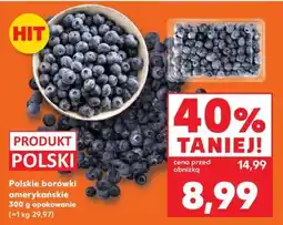 Kaufland Polskie borówki amerykańskie 300 g opakowanie oferta