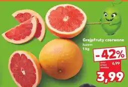 Kaufland Grejpfruty czerwone, luzem 1 kg oferta