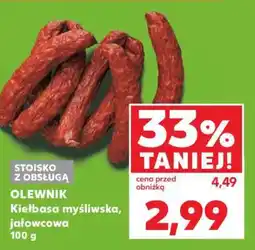 Kaufland OLEWNIK Kiełbasa myśliwska, jałowcowa 100 g oferta