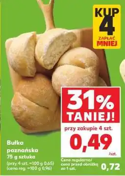Kaufland Bułka poznańska 75 g sztuka oferta
