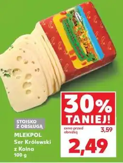Kaufland MLEKPOL Ser Królewski z Kolna 100 g oferta