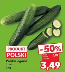 Kaufland Polskie ogórki, luzem 1 kg oferta