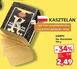 Kaufland SIERPC Ser Kasztelan 100 g oferta