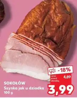 Kaufland Szynka jak u dziadka 100 g oferta