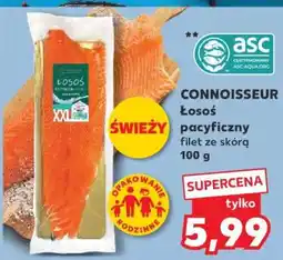 Kaufland CONNOISSEUR Łosoś pacyficzny filet ze skórą 100 g oferta
