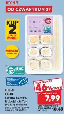 Kaufland SUSHI 4YOU Zestaw Sumire, Tsubaki lub Yuri 200 g opakowanie oferta