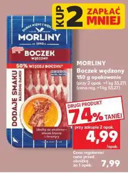 Kaufland MORLINY Boczek wędzony 150 g opakowanie oferta