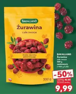 Kaufland BAKALLAND Żurawina całe owoce oferta