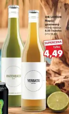 Kaufland ON LEMON Napój gazowany różne rodzaje oferta