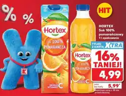 Kaufland HORTEX Sok 100% pomarańczowy 1l opakowanie oferta