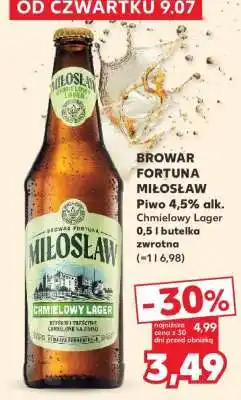 Kaufland BROWAR FORTUNA MIŁOSŁAW oferta