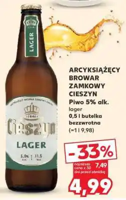 Kaufland ARCYKSIAŻĘCY BROWAR ZAMKOWY CIESZYN oferta