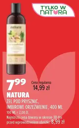 Drogerie Natura ŻEL POD PRYSZNIC, IMBIROWE ORŻEWIENIE oferta