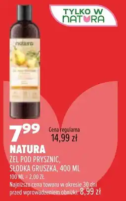 Drogerie Natura Żel pod prysznic, słodka gruszka, 400 ml oferta