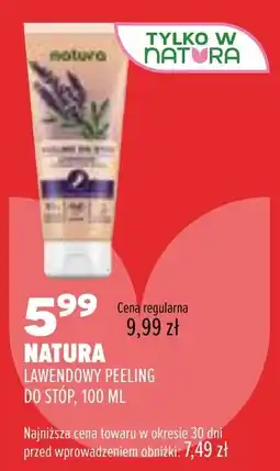 Drogerie Natura NATURA LAWENDOWY PEELING DO STÓP oferta