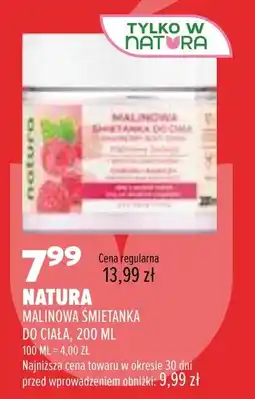 Drogerie Natura Natura Malinowa Śmietanka do Ciała oferta