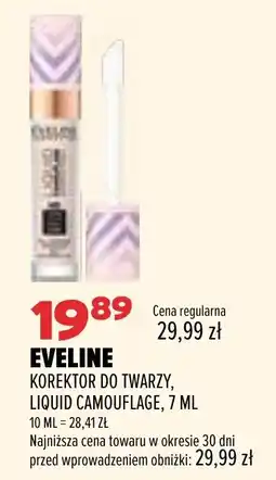 Drogerie Natura EVELINE KOREKTOR DO TWARZY, LIQUID CAMOUFLAGE oferta