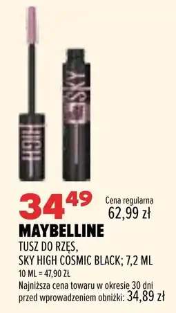 Drogerie Natura Tusz do rzęs, Sky High Cosmic Black oferta