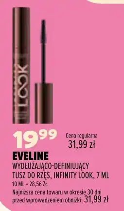 Drogerie Natura EVELINE WYDŁUŻAJĄCO-DEFINIUJĄCY TUSZ DO RZĘS, INFINITY LOOK oferta