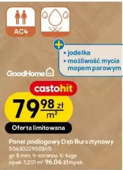 Castorama Panel podłogowy Dąb Bursztynowy oferta