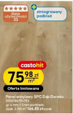 Castorama Panel winylowy SPC Dąb Dorado oferta