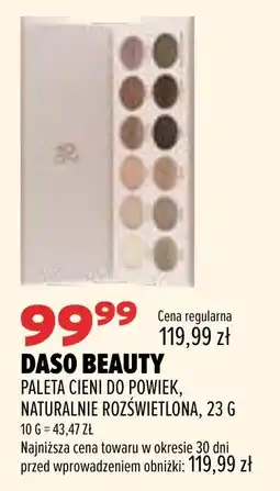 Drogerie Natura DASO BEAUTY PALETA CIENI DO POWIEK, NATURALNIE ROZŚWIETLONA oferta