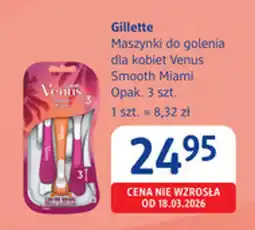 dm drogerie markt Gillette Maszynki do golenia dla kobiet Venus Smooth Miami oferta