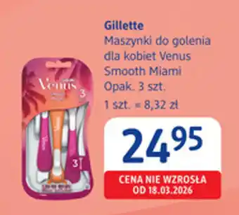 Gillette Maszynki do golenia dla kobiet Venus Smooth Miami