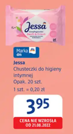 dm drogerie markt Jessa Chusteczki do higieny intymnej oferta