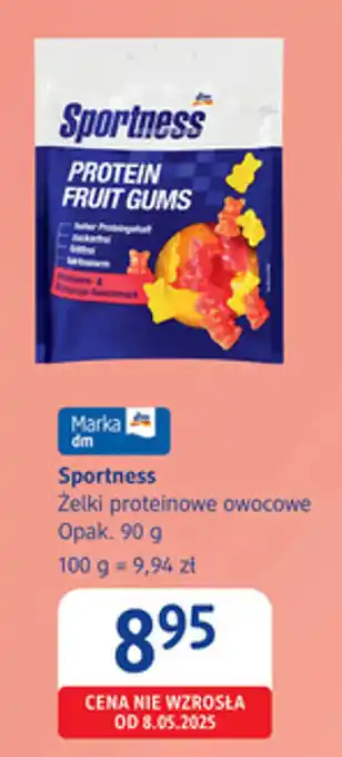 Sportness Żelki proteinowe owocowe