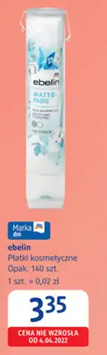 dm drogerie markt Płatki kosmetyczne ebelin oferta