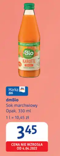 dm drogerie markt dmBio Sok marchwiowy oferta