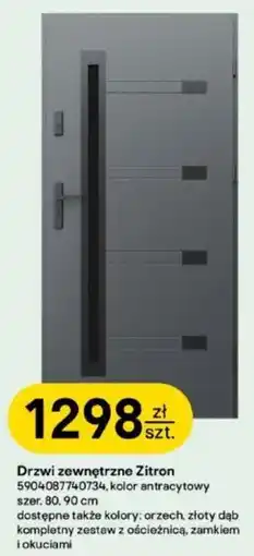Castorama Drzwi zewnętrzne Zitron oferta