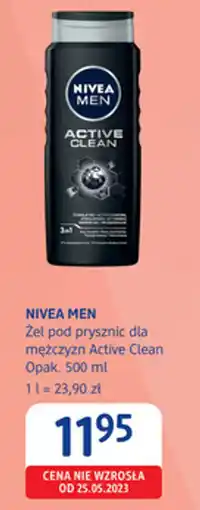 dm drogerie markt NIVEA MEN Żel pod prysznic dla mężczyzn Active Clean oferta