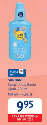 dm drogerie markt Spray po opalaniu Sundance oferta