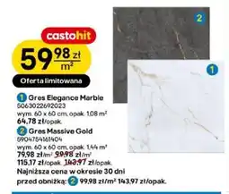 Castorama Gres Elegance Marble oferta