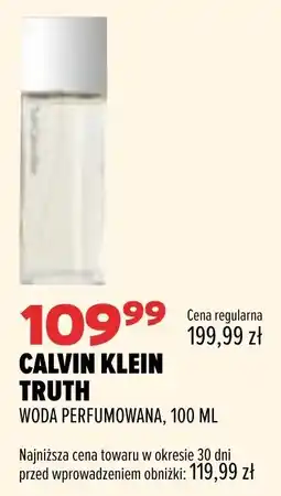 Drogerie Natura Calvin Klein Truth Woda Perfumowana oferta