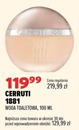 Drogerie Natura Woda toaletowa Cerruti 1881 oferta