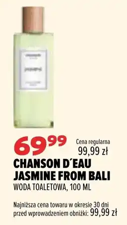 Drogerie Natura Chanson D'eau Jasmine From Bali Woda Toaletowa oferta