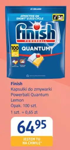 dm drogerie markt Finish Kapsułki do zmywarki Powerball Quantum Lemon oferta