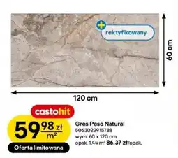 Castorama Gres Peso Natural oferta