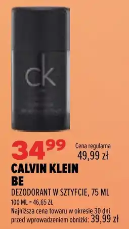 Drogerie Natura Calvin Klein Be Dezodorant w sztyfcie oferta