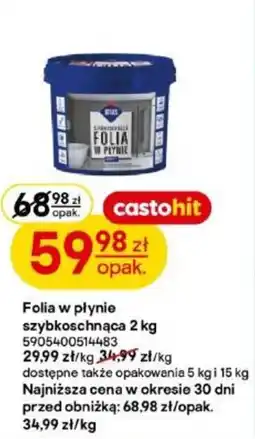 Castorama Folia w płynie szybkoschnąca oferta