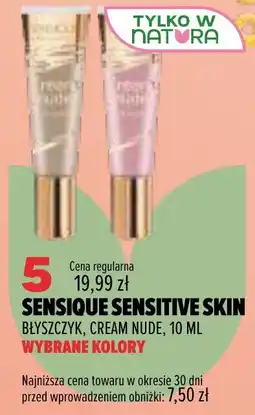 Drogerie Natura SENSIQUE SENSITIVE SKIN BŁYSZCZYK, CREAM NUDE oferta